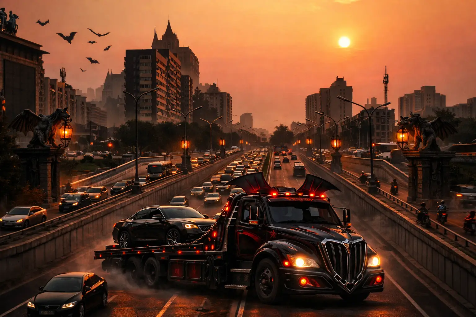 Tow truck in Sector 1