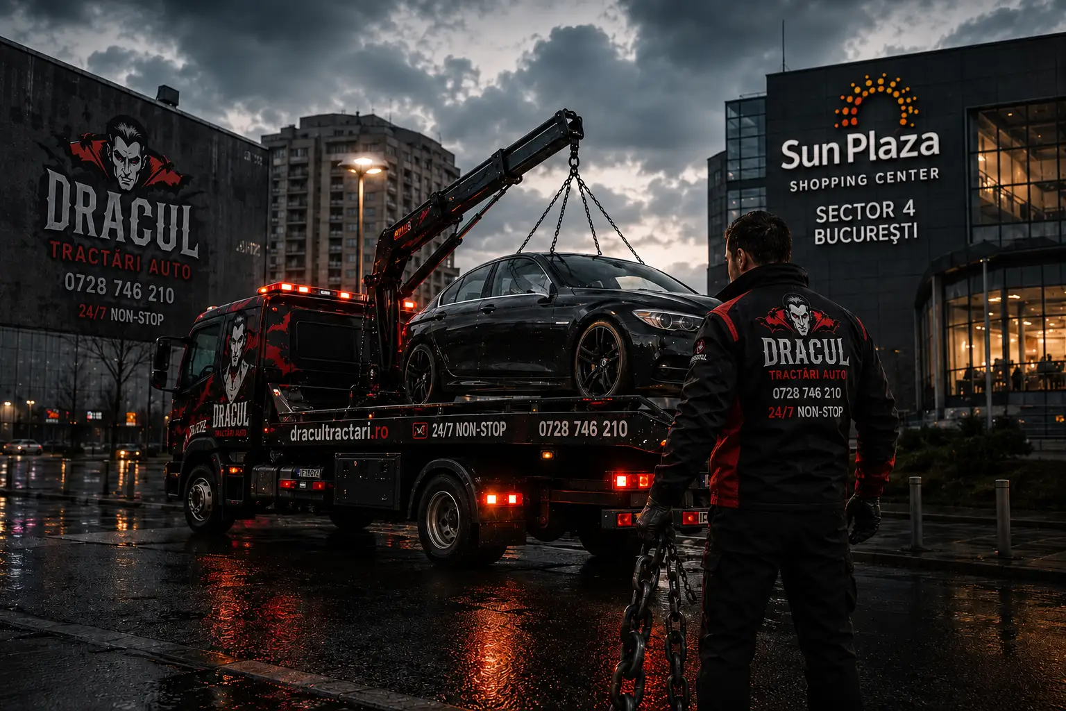 Tow truck in Sector 4