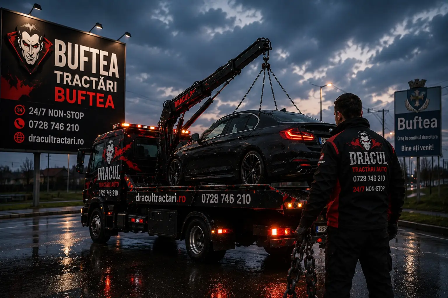 Tractări auto în Buftea