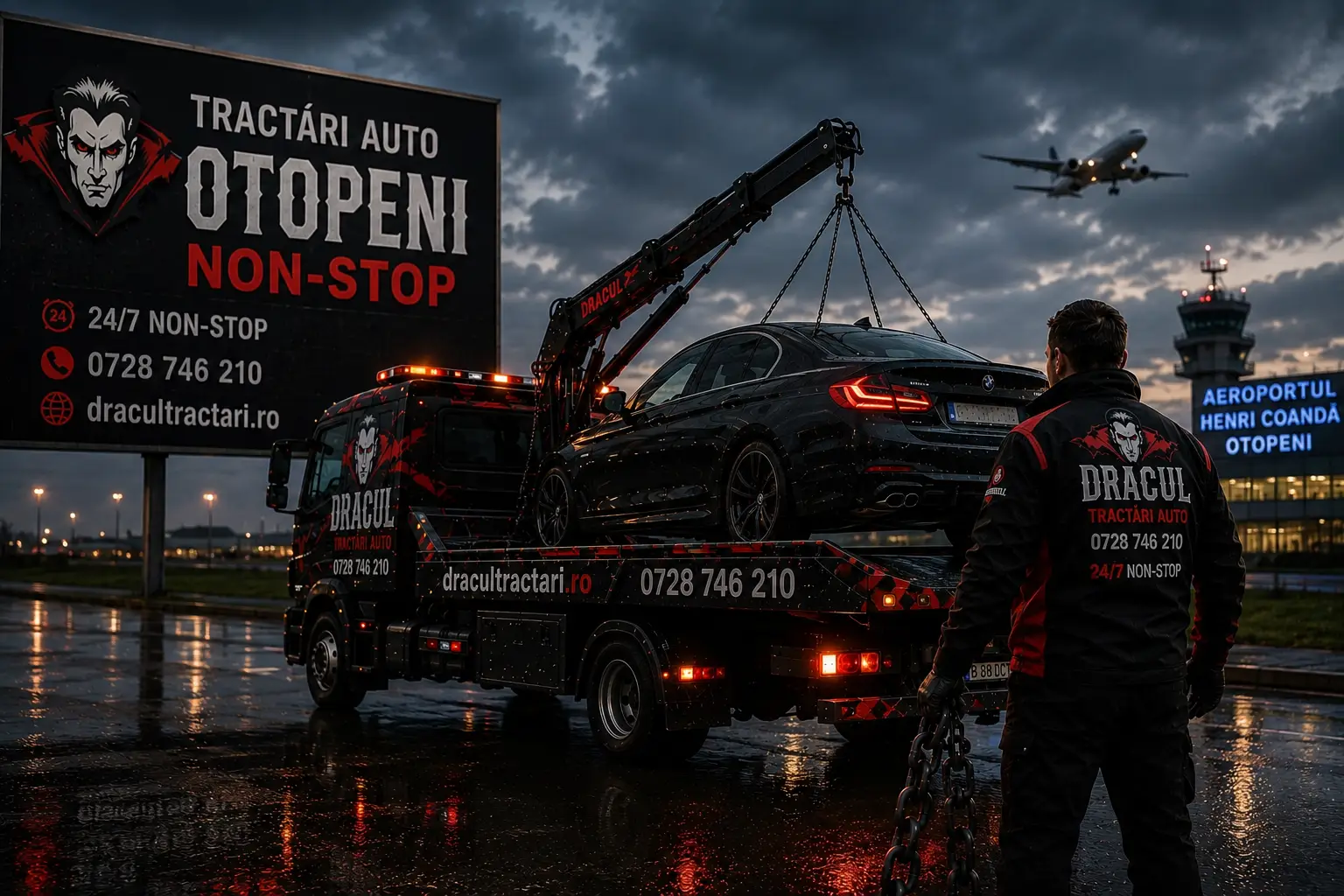 Tow truck in Otopeni
