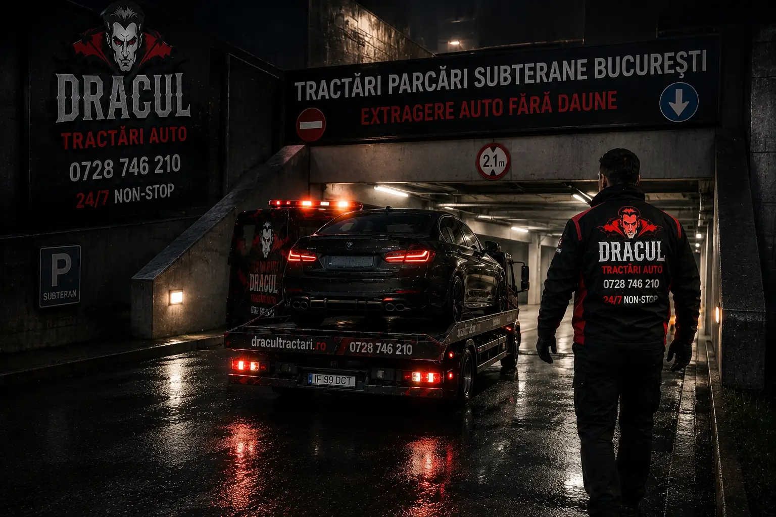 Tractări auto în Tractări Subterane