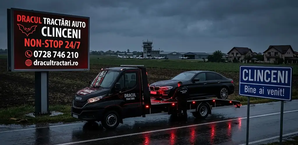 Tow truck in Clinceni
