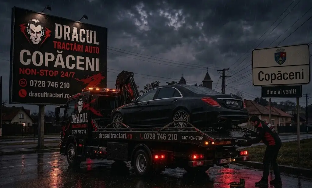 Tractări auto în Copăceni
